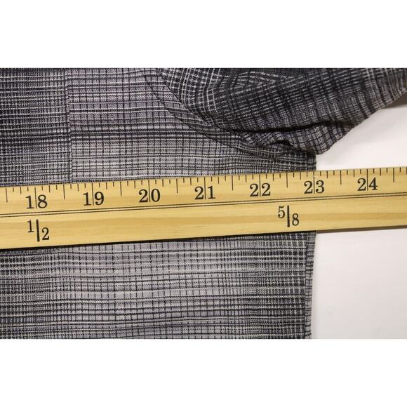 Tommy Bahama Men's Short Sleeve Button Down Shirt Silk Cotton Blend Grey Sz L - Picture 4 of 9